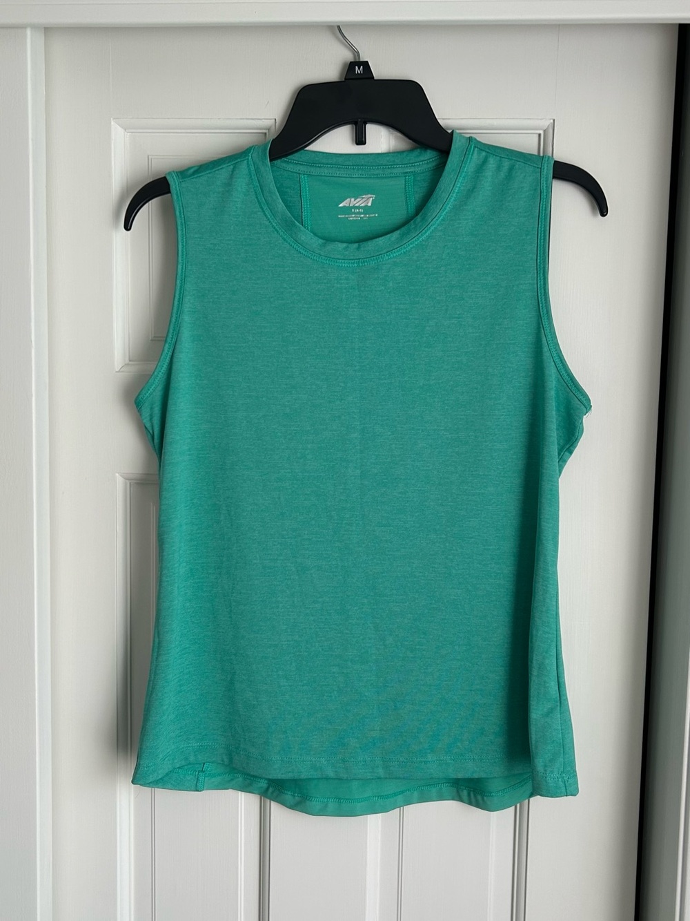 Avia Teal Sleeveless Athletic Tank Top | size S